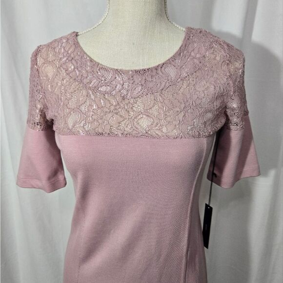 BCBGMAXAZRIA shift dress  lilac NWT - Picture 3 of 12
